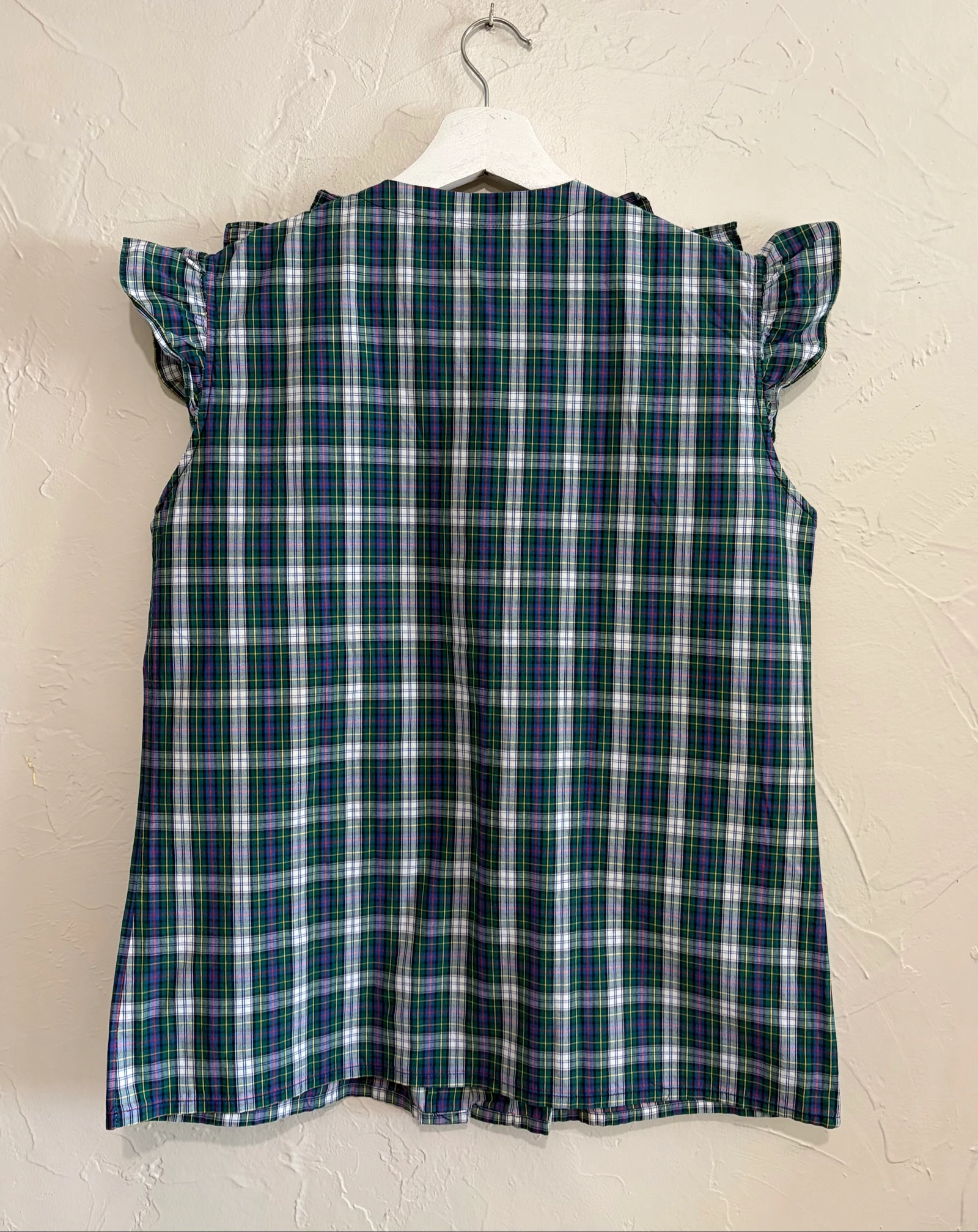 Sleeveless ruffled shirt blouse Cyrillus size 38 – photo 5